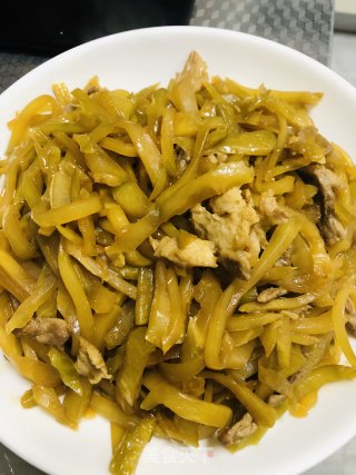榨菜丝炒肉的做法步骤：8