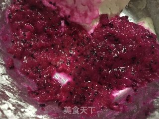 ♥️火龙果山药糯米饼的做法步骤：5