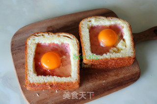 太阳蛋吐司的做法步骤：12
