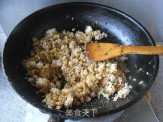 鸡蛋酱炒饭的做法步骤：9