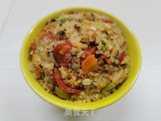 办公室简易煲仔饭的做法步骤：10