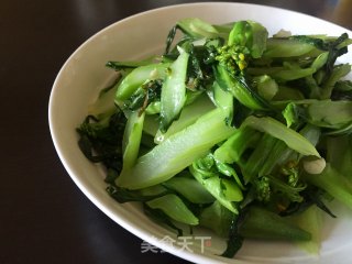 蒜蓉炒迟菜心的做法步骤：8