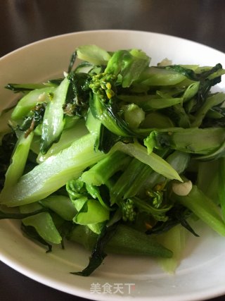 蒜蓉炒迟菜心的做法步骤：9