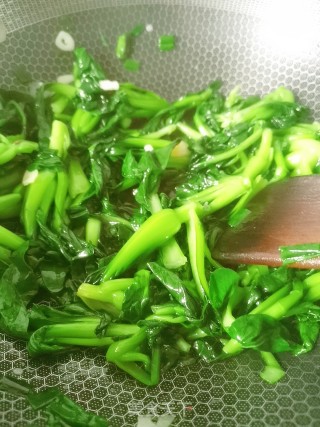 素炒小青菜的做法步骤：7