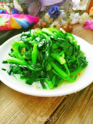 素炒小青菜的做法步骤：8
