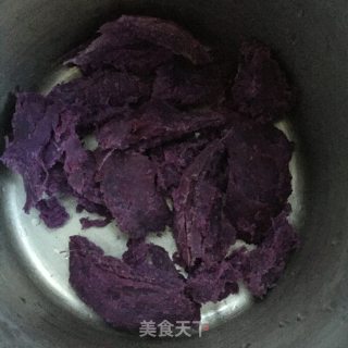 枸杞紫薯奶昔的做法步骤：2