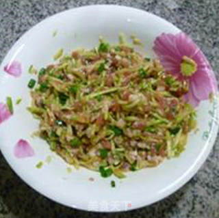 蒸西葫芦肉馅大馄饨的做法步骤：9