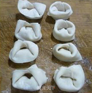 蒸西葫芦肉馅大馄饨的做法步骤：11