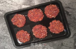 快手蔬菜肉饼减脂汉堡的做法步骤：6