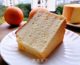 橙汁戚风的做法步骤：16