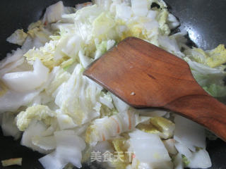 鸡蛋干炒黄芽菜的做法步骤：5