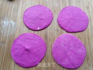 生煎火龙果玫瑰花的做法步骤：6