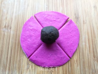 生煎火龙果玫瑰花的做法步骤：7