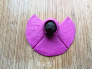 生煎火龙果玫瑰花的做法步骤：8