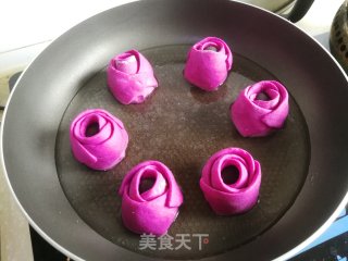 生煎火龙果玫瑰花的做法步骤：12