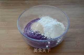 大米紫薯华夫饼的做法步骤：3