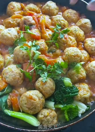 圆豆腐烩菜的做法步骤：7