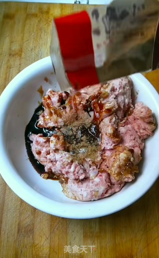 薄皮肉饼的做法步骤：5