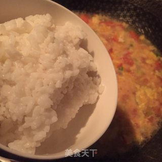 番茄鸡蛋泡饭的做法步骤：7