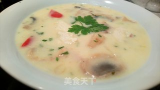 葱香鸡肉浓汤的做法步骤：12