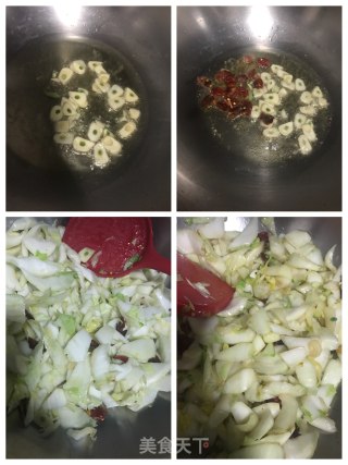 醋溜白菜的做法步骤：2