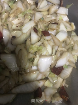 醋溜白菜的做法步骤：3