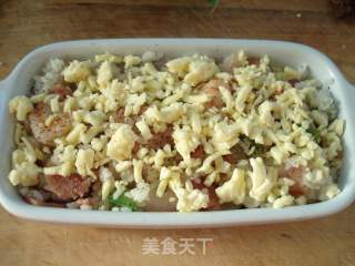 微波鲜虾焗饭的做法步骤：7