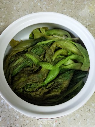 肉末炒辣菜的做法步骤：1