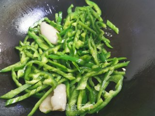 青椒肉丝的做法步骤：6