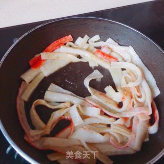 蟹柳抱蛋饭的做法步骤：3