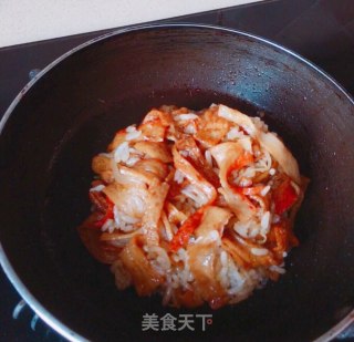 蟹柳抱蛋饭的做法步骤：7