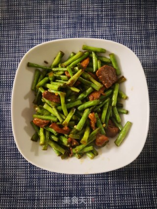 ＃暖心美食＃豇豆炒肉的做法步骤：7