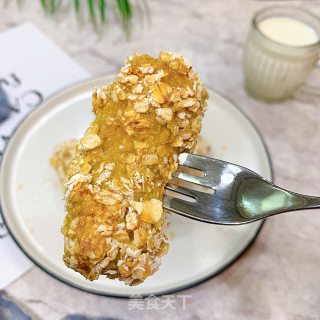 香蕉燕麦卷的做法步骤：6
