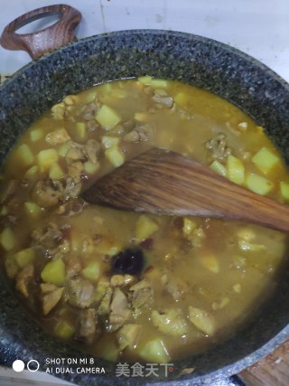 咖喱鸡肉饭的做法步骤：8
