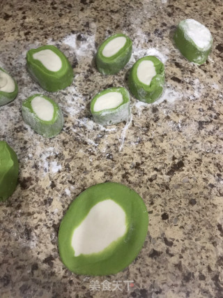 翡翠饺子????的做法步骤：3