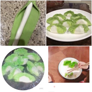翡翠饺子????的做法步骤：6