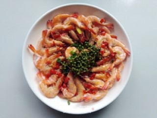 双椒蒸虾的做法步骤：7