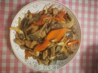 鲜蘑炒肉的做法步骤：6