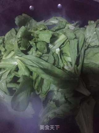 茶油茼蒿菜的做法步骤：2
