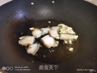 锅烧炒菜心的做法步骤：3