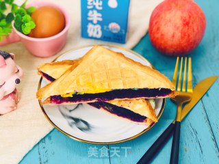 紫薯鸡蛋三明治的做法步骤：2