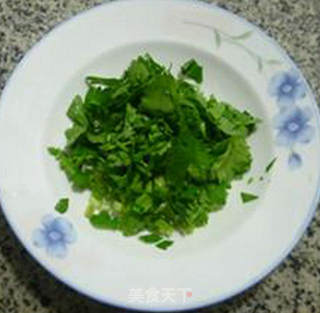 玉米面香芹肉末煎饼的做法步骤：5