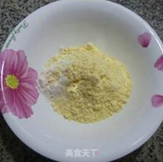 玉米面香芹肉末煎饼的做法步骤：6