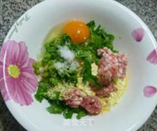 玉米面香芹肉末煎饼的做法步骤：8