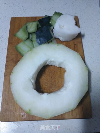 砂锅冬瓜肉末煲的做法步骤：2