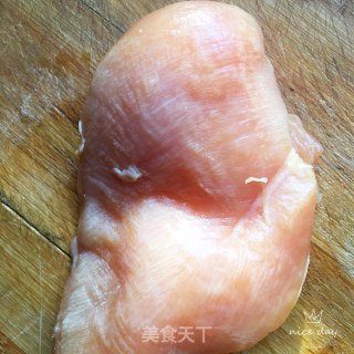 香煎奥尔良鸡胸肉的做法步骤：1