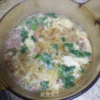 辣白菜煮玉米喳面的做法步骤：9