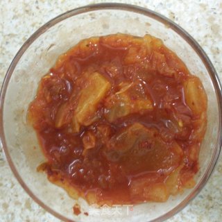 辣白菜煮玉米喳面的做法步骤：11