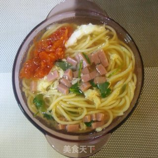 辣白菜煮玉米喳面的做法步骤：13