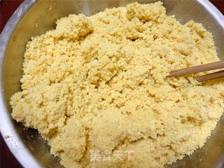 玉米豆面窝头（炫技作品）的做法步骤：2